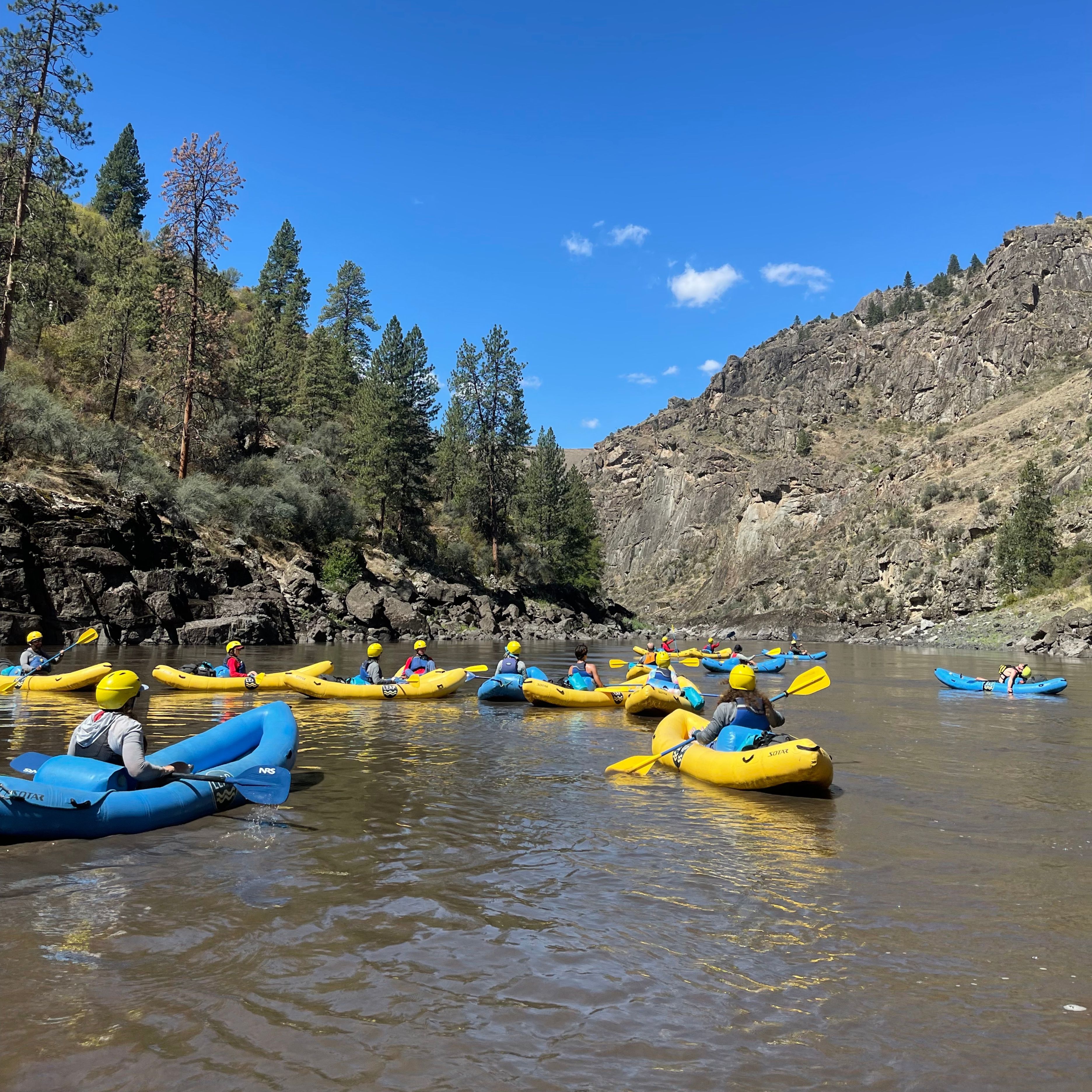 white water kayaking